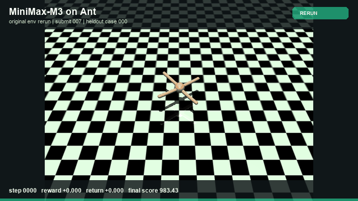 MiniMax-M3 Policy rerun in Ant